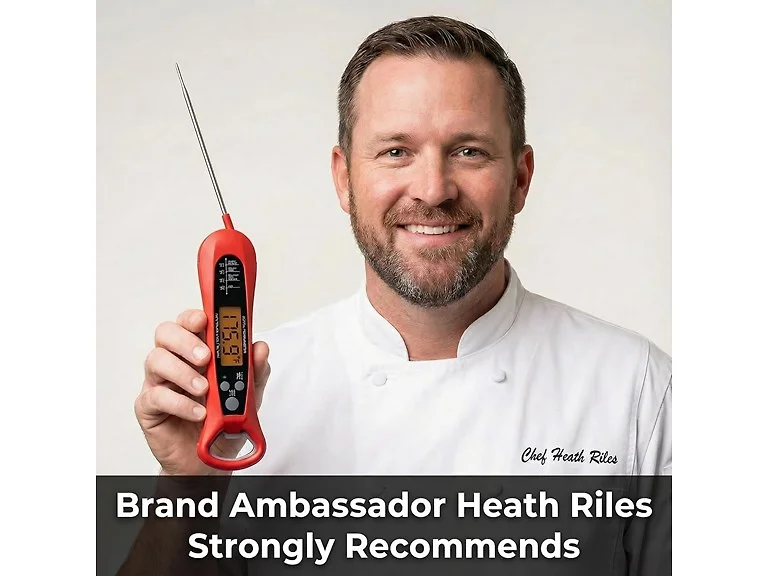 NIUTA Meat Thermometer, Red