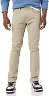 Amazon Essentials Men's Skinny-Fit Stretch Jean - Discontinued Colors, Light Khaki Brown, 40W x 32L