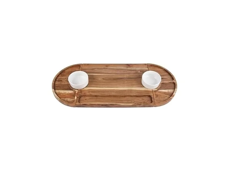 Fitz & Floyd 3pc Wood Serving Board