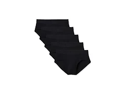 Amazon Essentials Men's Super Soft Modal Fabric Brief, Pack of 5, Black, Medium