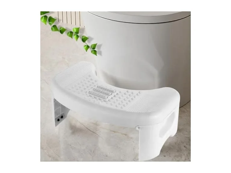 Demiwise Bathroom, Non-Slip Foldable Toilet Step Stool