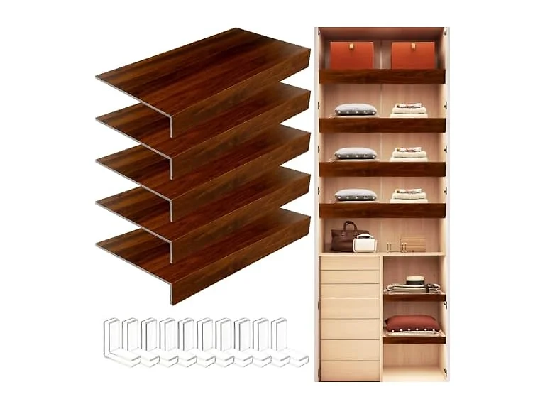 FAHKNS Wire Shelf Covers Walnut 