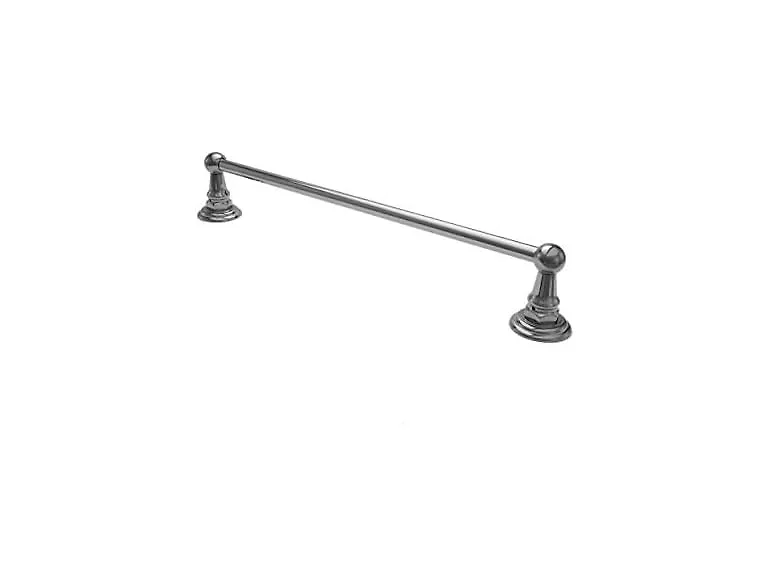 Westbrass 24 Inch Towel Bar, Polished Chrome, Finish
