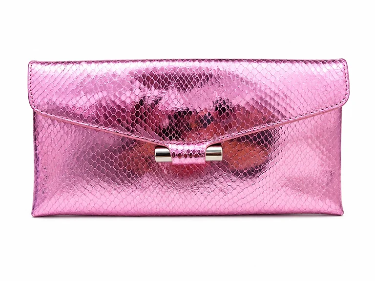 Stuart Weitzman Danika Metallic Clutch