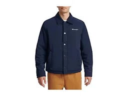 Champion Men's Active Water-Resistant Coaches Jacket, Peacoat, Large
