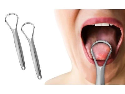 2-Pack: Stainless Steel Tongue Cleaner