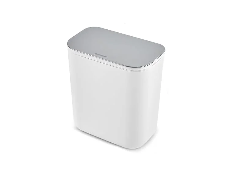 MOVECOM 2.4 Gal Pull-Out Compost Bin Wht