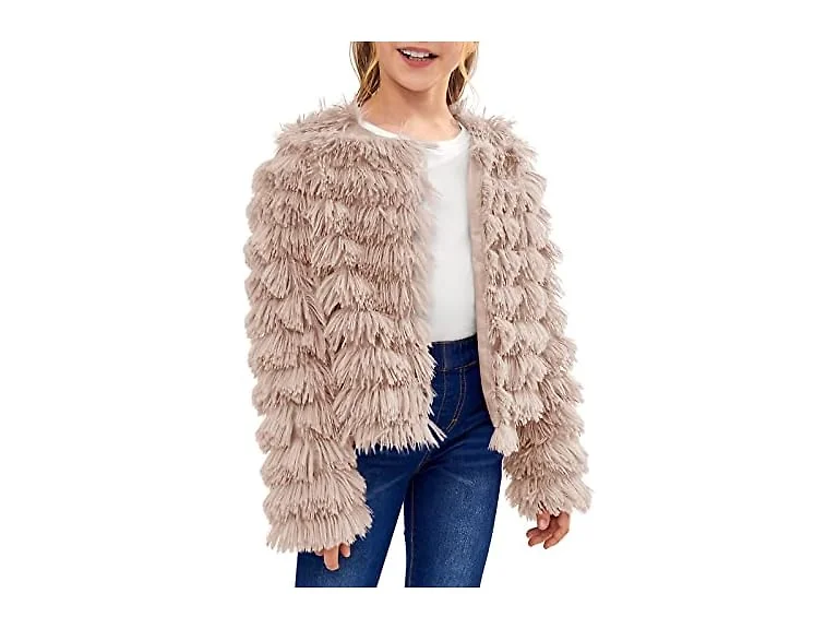 Inorin Girls (5-6 Years) Open Front Cardigan Tops