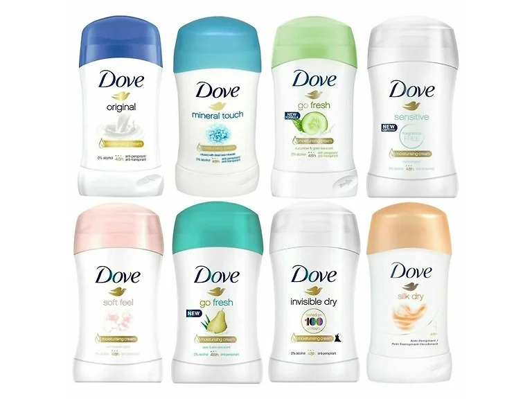 Dove 10pk Roll On Mix 40ml