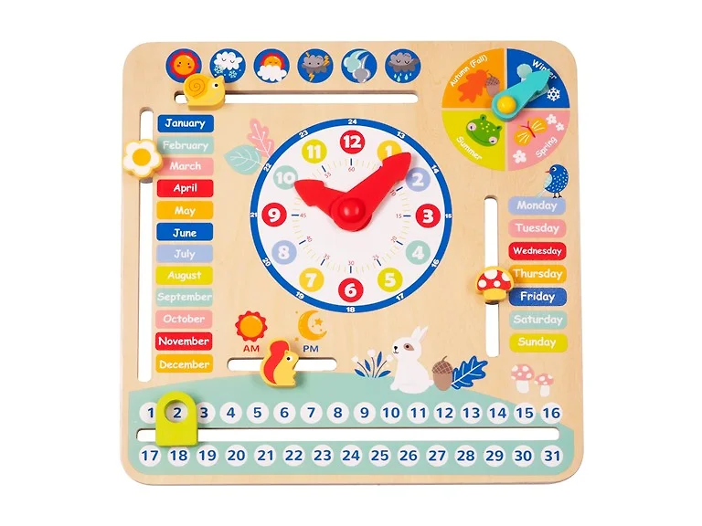 Zummy Wooden Calendar Learning Toy