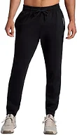 HEAD Men’s Precision Double Knit Jogger, Standard Fit, Stretch Midweight Material, Black, Large
