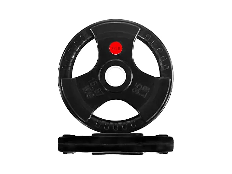 Signature Fitness Olympic Weight Plate, 35LB Pair