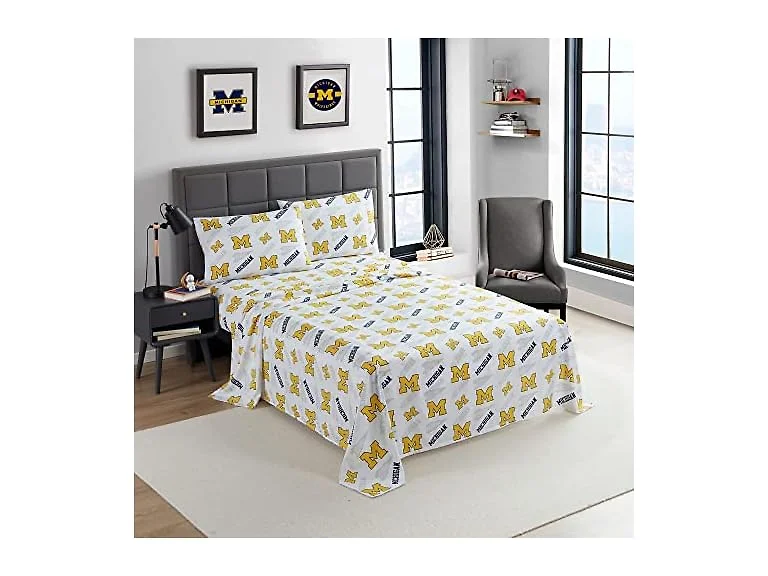 Michigan NCAA Licensed Sheet Set Twin XL