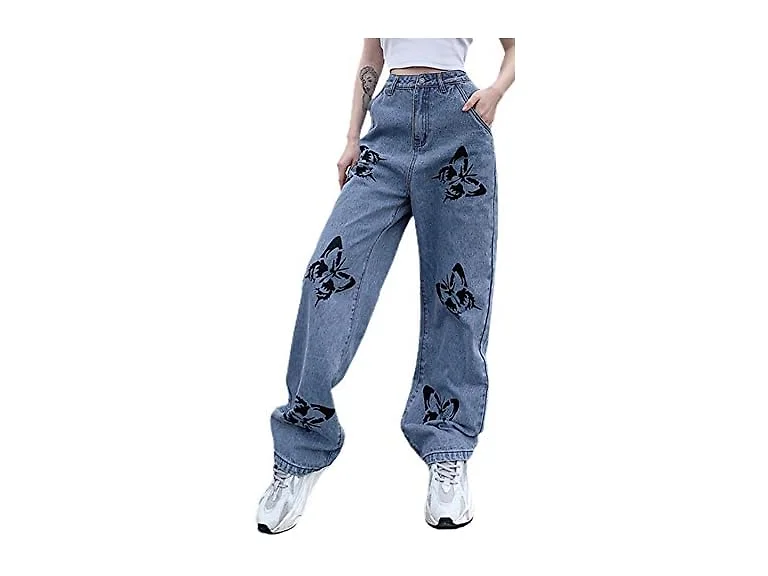 Honganda Women (M) Fashion Women's High Trousers