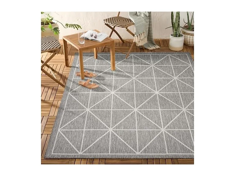 Tommy Bahama Rug 5'2x7'2 Grey/Cream
