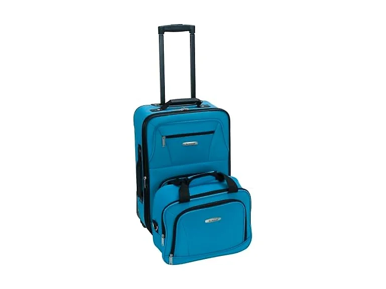 Rockland Fashion Softside Upright Luggage 2PC Set