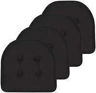 Sweet Home Collection SHC-UPAD-4PK-BLK 4-Pack Solid 