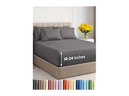 6 Piece Extra Deep Breathable Sheet Set