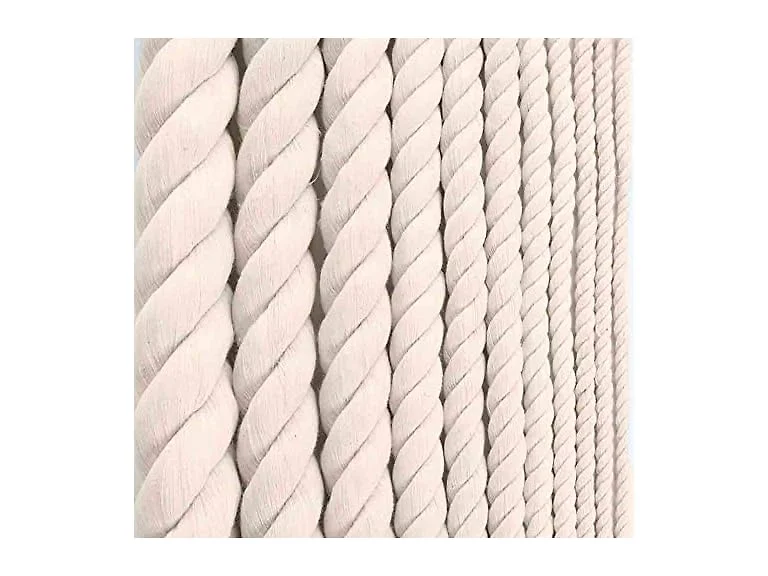 GOLBERG Twisted 100% Natural Cotton Rope –