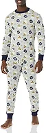 Amazon Essentials Disney | Marvel | Star Wars Men's Snug-Fit Cotton Pajama Sleep Sets, Star Wars Winter - Mens Snug-fit, Large