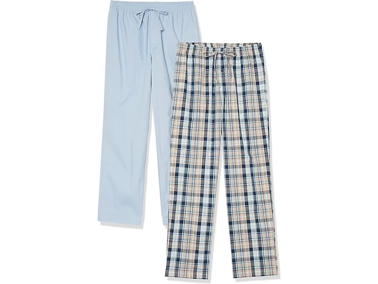 Amazon Essentials Men's Pajama Bottoms 2-Pack