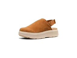 KEEN Women's Elle Mila Comfortable Leather Adjustable Easy On Mules, KEEN Maple, 10