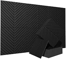 CIUIUTIC Acoustical Wall Panels, 6 Pack 20x20 Acoustic Wall Panels, Decorative Acoustic Panels, Sound Absorbing Wall Art for Interior Wall Decor, Arcadian Vortex