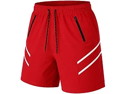 JumpStart LC-J/MWWS-104-RD-S Small Mens Training Shorts w/ 