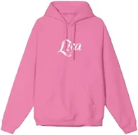 Lisa Logo Hoodie, Pink, Small
