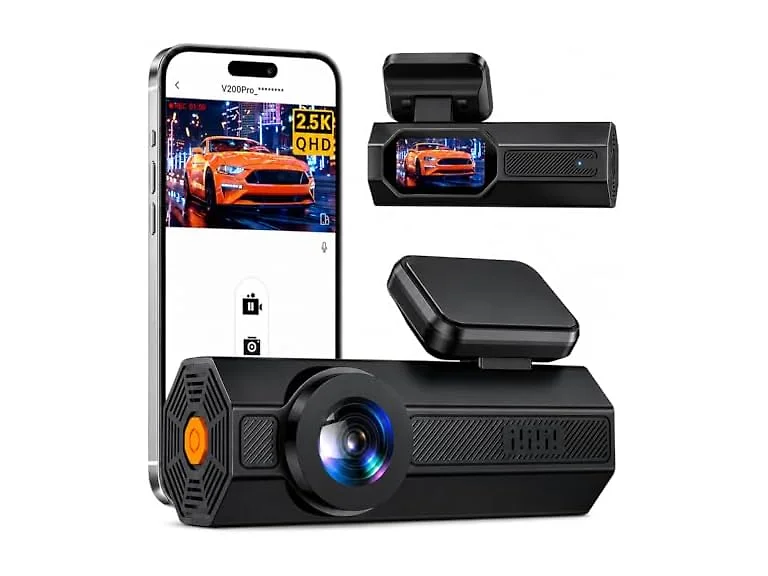 Veement 2.5K Dash Cam Front WiFi WDR