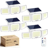 JEJOT Solar Security Light Outdoor, 3000LM Motion Sensor Flood Light