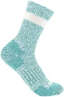 Carhartt Women's Midweight Crew Sock, Blue, Medium