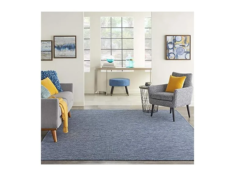 Nourison Positano Navy Blue 5x7 Rug