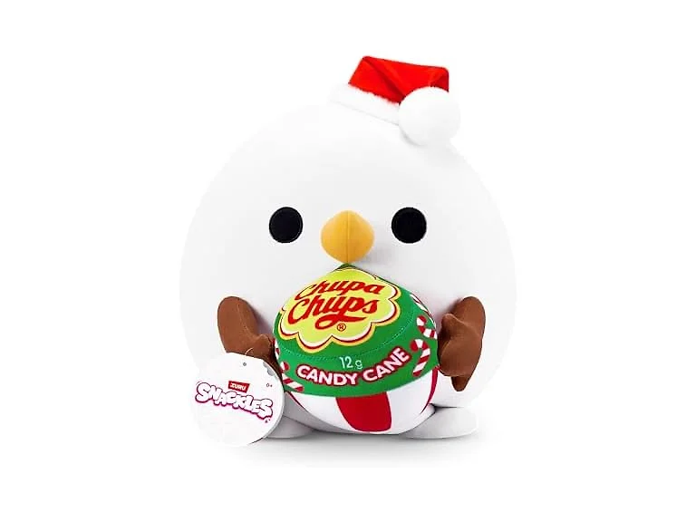 Snackles Christmas Snowman & Chupachups 14 Inch Plush 