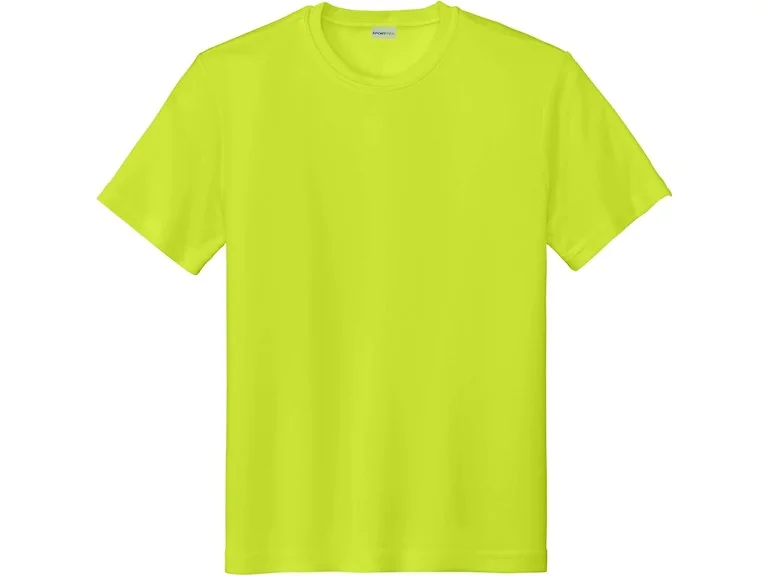 SPORT-TEK Kids (S) Posicharge Shirt Neon Yellow