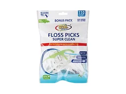 Oral Fusion Multi Pack Super Clean Floss Picks 150 pcs