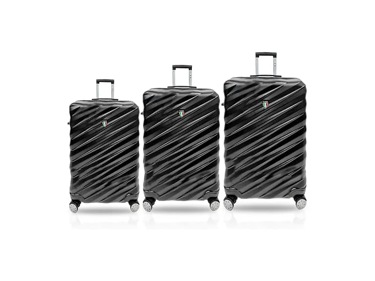 Tucci Italy Storto 3-Piece Hardside Spinner Luggage Set