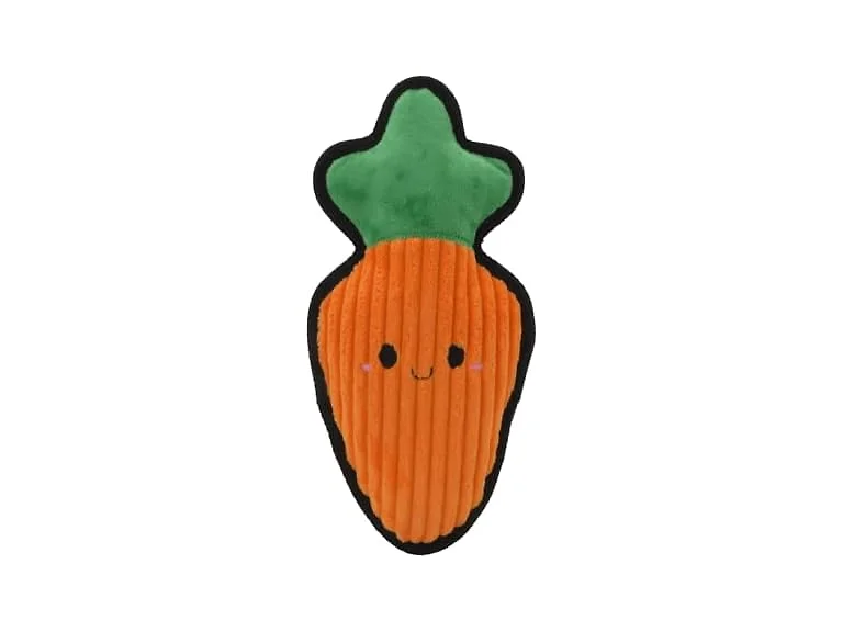 Linzy Plush Durable Carrot Crinkle Pet Toy