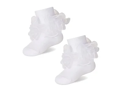 Eocom Girls (4-6 Years) Ruffle Socks Cute Socks
