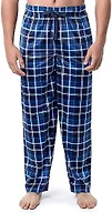 IZOD Men's Lite Touch Fleece Sleep Pajama, Dark Blue, Large