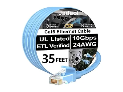 Jadaol [UL Listed] Snagless Cat6