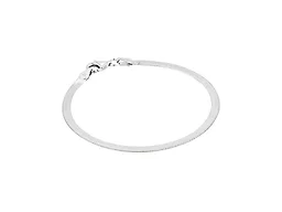 Italian 925 Sterling Silver 9 Inch Herringbone Anklet