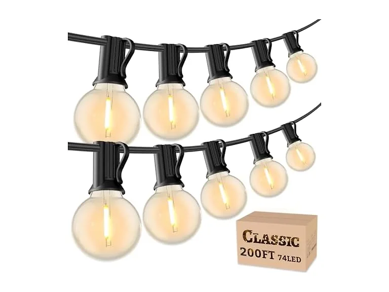 RTTY 200FT Outdoor String Lights G40