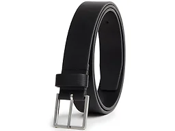 Giorgio Brutini CB-GB-8000-BLK-M M (32-36) Giorgio Brutini Leather Casual Belt (1-Pack) - Black/Silver