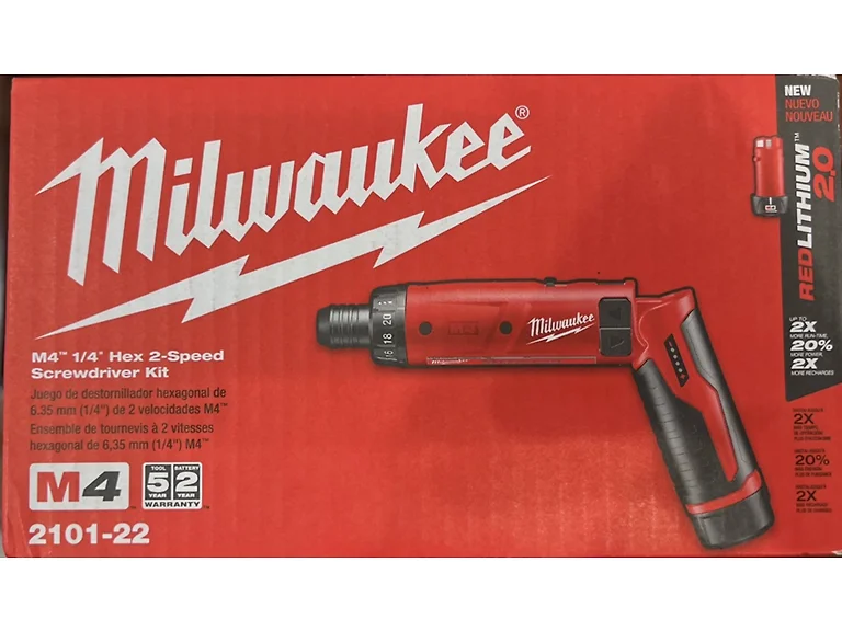 Milwaukee 2101-22 M4™ 1/4" Hex Screwdriver Kit