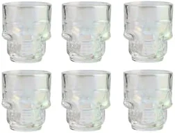 DURA LIVING DL-DLG18911 1.75 oz 6Pc Halloween Skull Sh