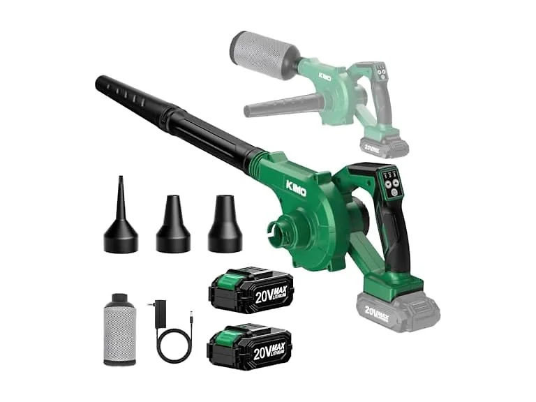K I M O. Cordless Leaf Blower and Vacuum Combo 4 In 1