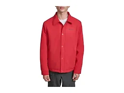 Champion Men's Active Water-Resistant Coaches Jacket, Chili Pepper, Small