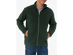 Amazon Essentials Men's Men's Full-Zip Polar Fleece Jacket Outerwear, -Forest Green, Small