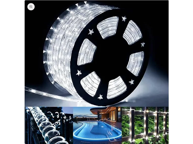 Hakol 500 LED Outdoor Rope Lights – 28M/92ft- Cool White